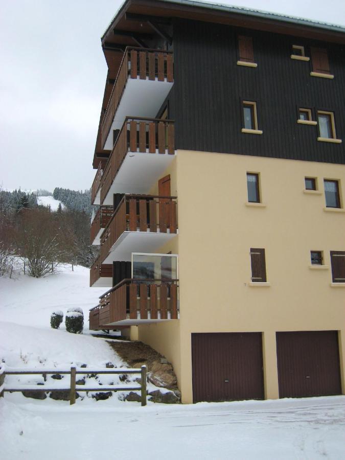 Appartement Au Pied Des Pistes, Avec Vue Sur La Montagne Bernex Exterior foto