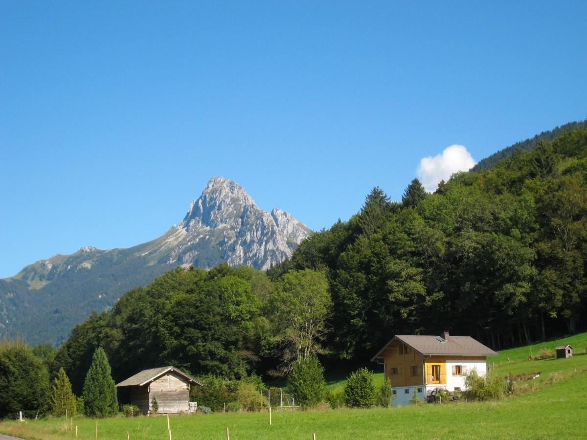 Appartement Au Pied Des Pistes, Avec Vue Sur La Montagne Bernex Exterior foto